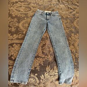 IRO high-waisted faded jeans